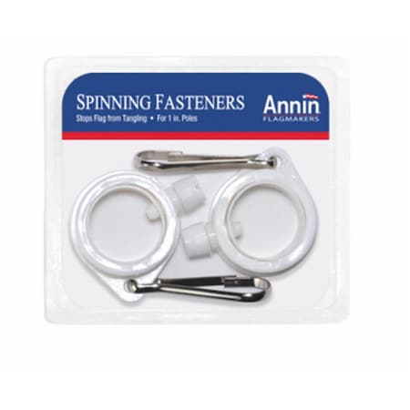 Annin Flagmakers 1.25 in. Rotating Flag Pole Ring, 2PK AN571152